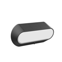 Solcellelampe m/sensor 5 W sort
